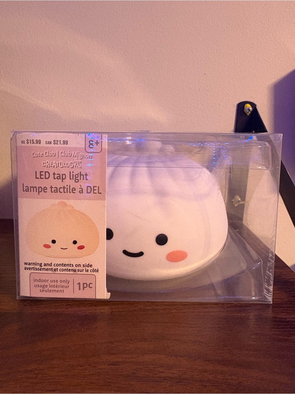 Creatology Cute Club Dumpling LED Tap Light NWT